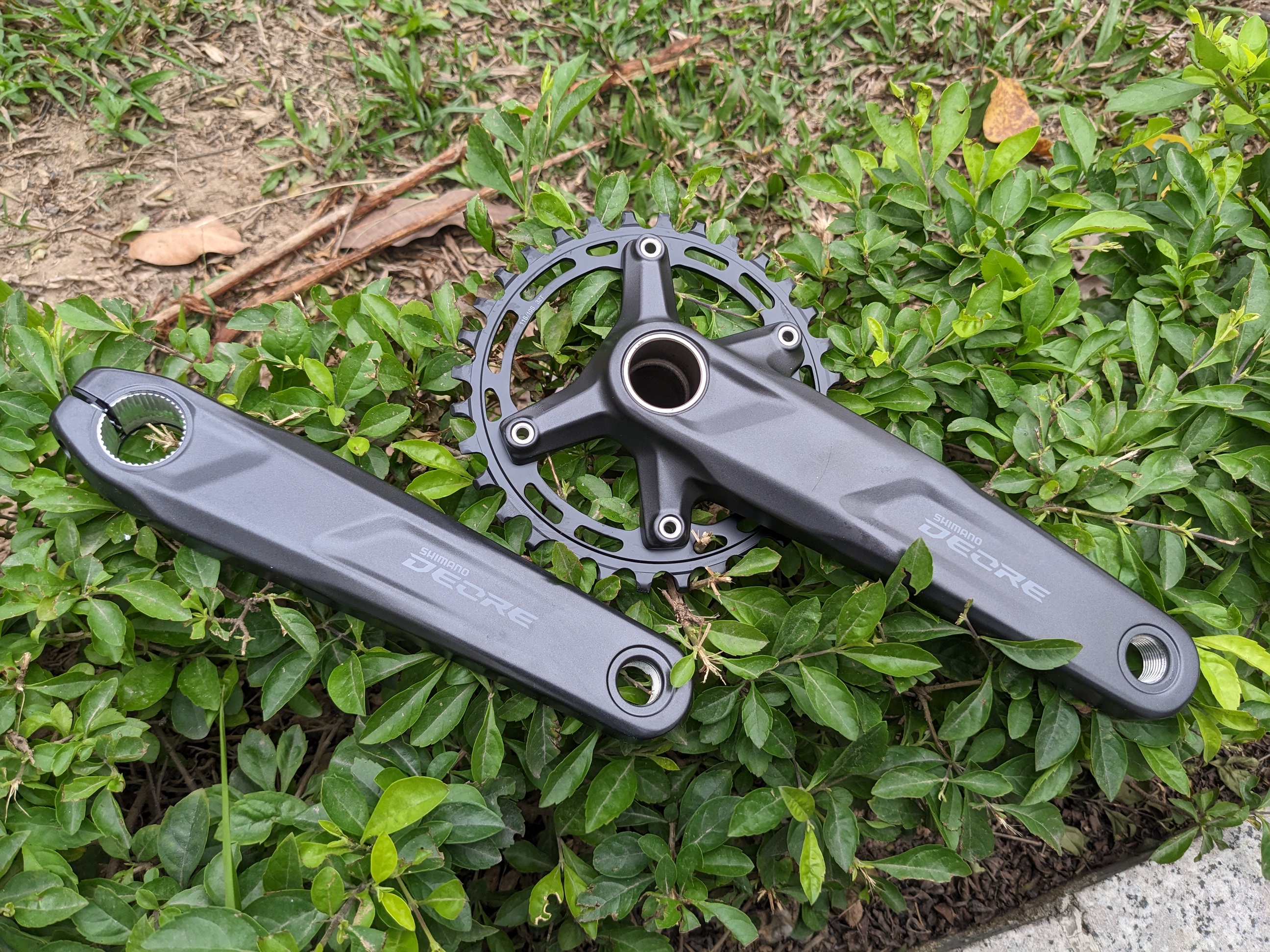 Shimano deore fc m5100 crankset 1x11 1x10 speed mtb touring 32t