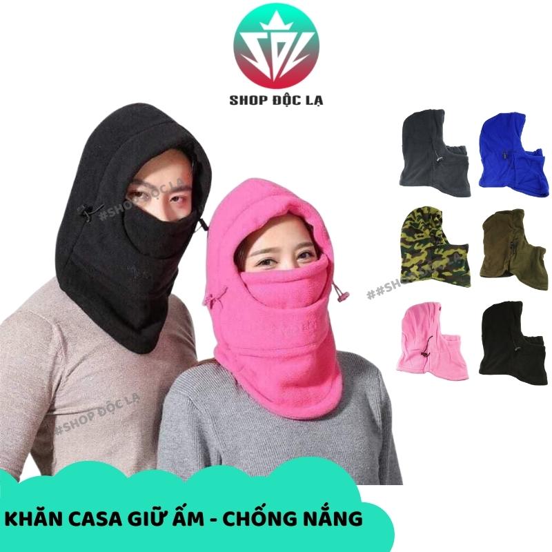 Khăn Trùm Đầu Casa/Caxa Đi Phượt Đa Năng Chống Nắng Chống Bụi - Loại Tốt Dày Nhiều Màu
