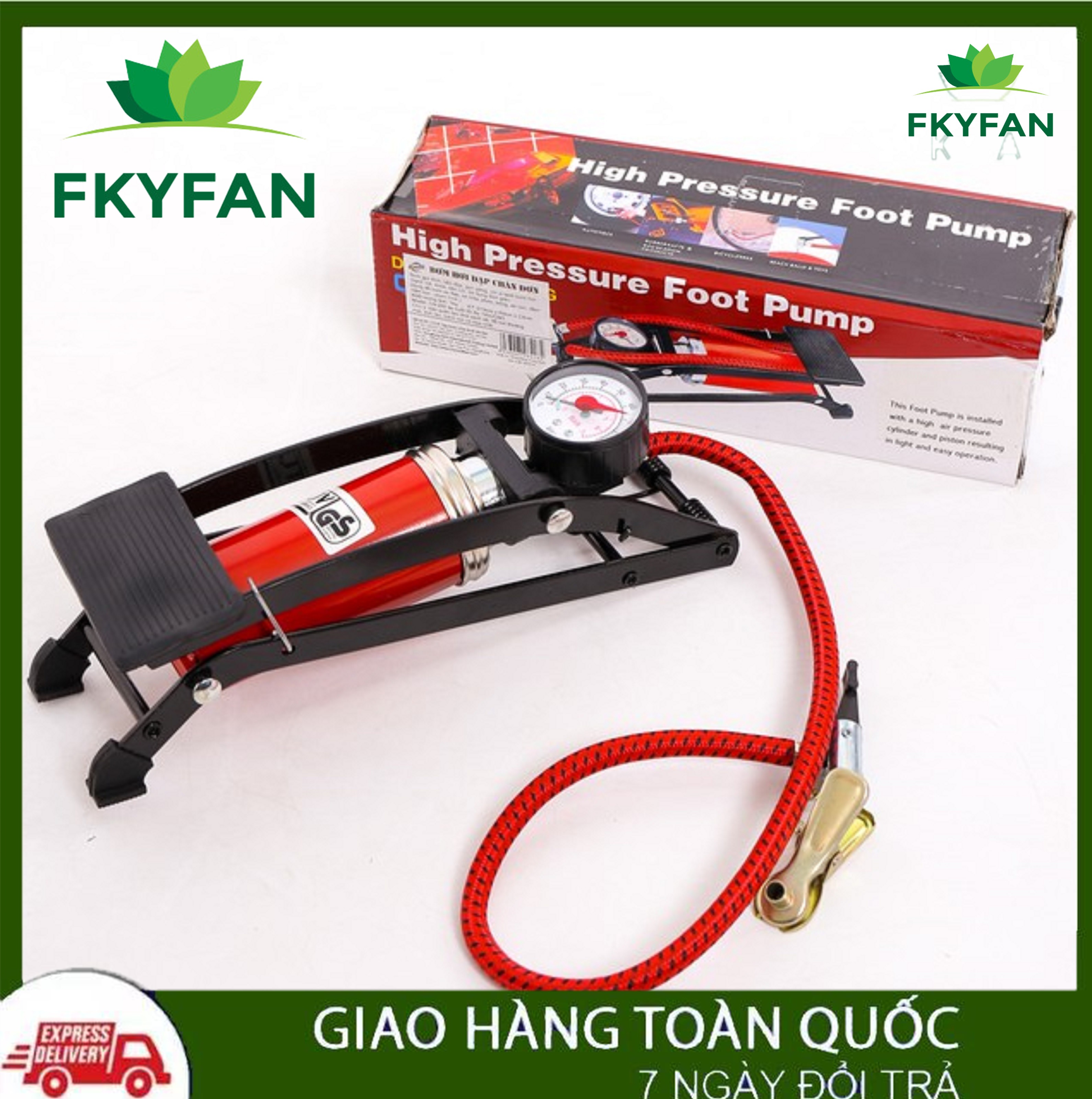 (SIÊU KHUYẾN MÃI )Bơm hơi đạp chân mini có đồng hồ đo ,bơm đa năng ,bơm xe máy ,bơm xe đạp ,bơm ôtô ,bộ bơm xe tiện lợi nhỏ gọn hữu ích dễ dùng