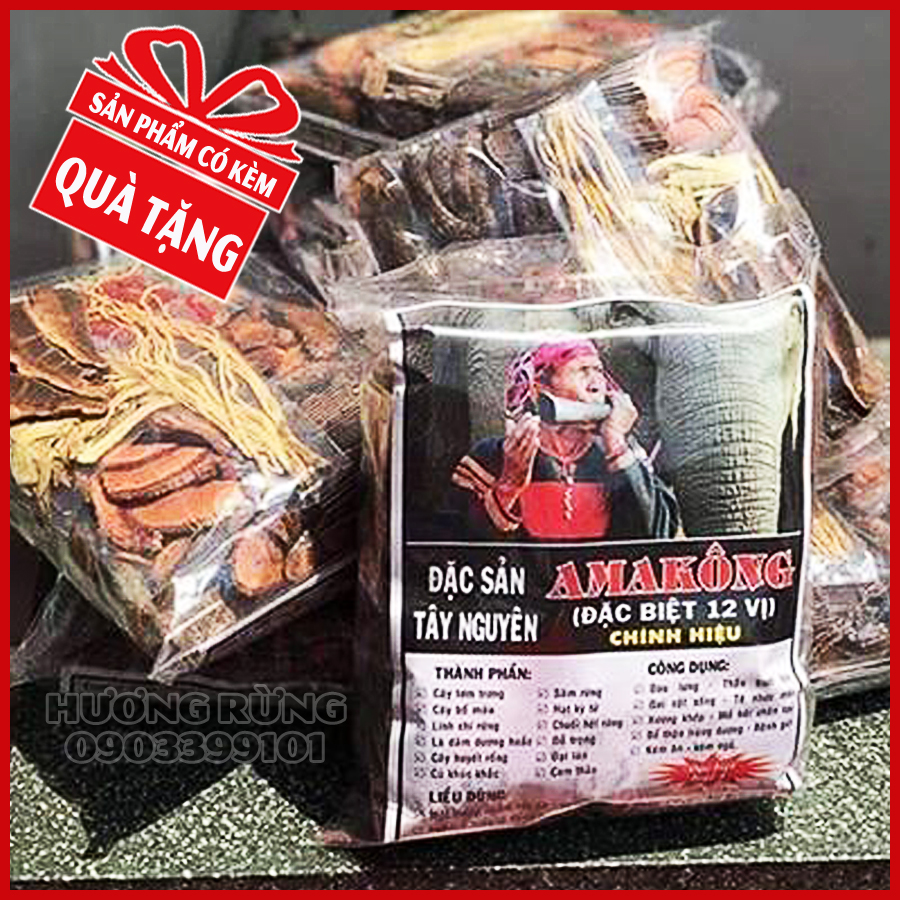 [SẢN PHẨM HOT] AMAKONG đặc biệt 12 vị - bổ thận tráng dương thang Amakong đồ ngâm thảo dược - Đặc Sản Hương Rừng