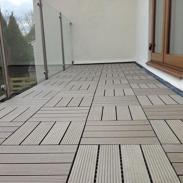 15 VỈ GỖ NHỰA LÓT SÀN NGOÀI TRỜI (KT 30x30CM)