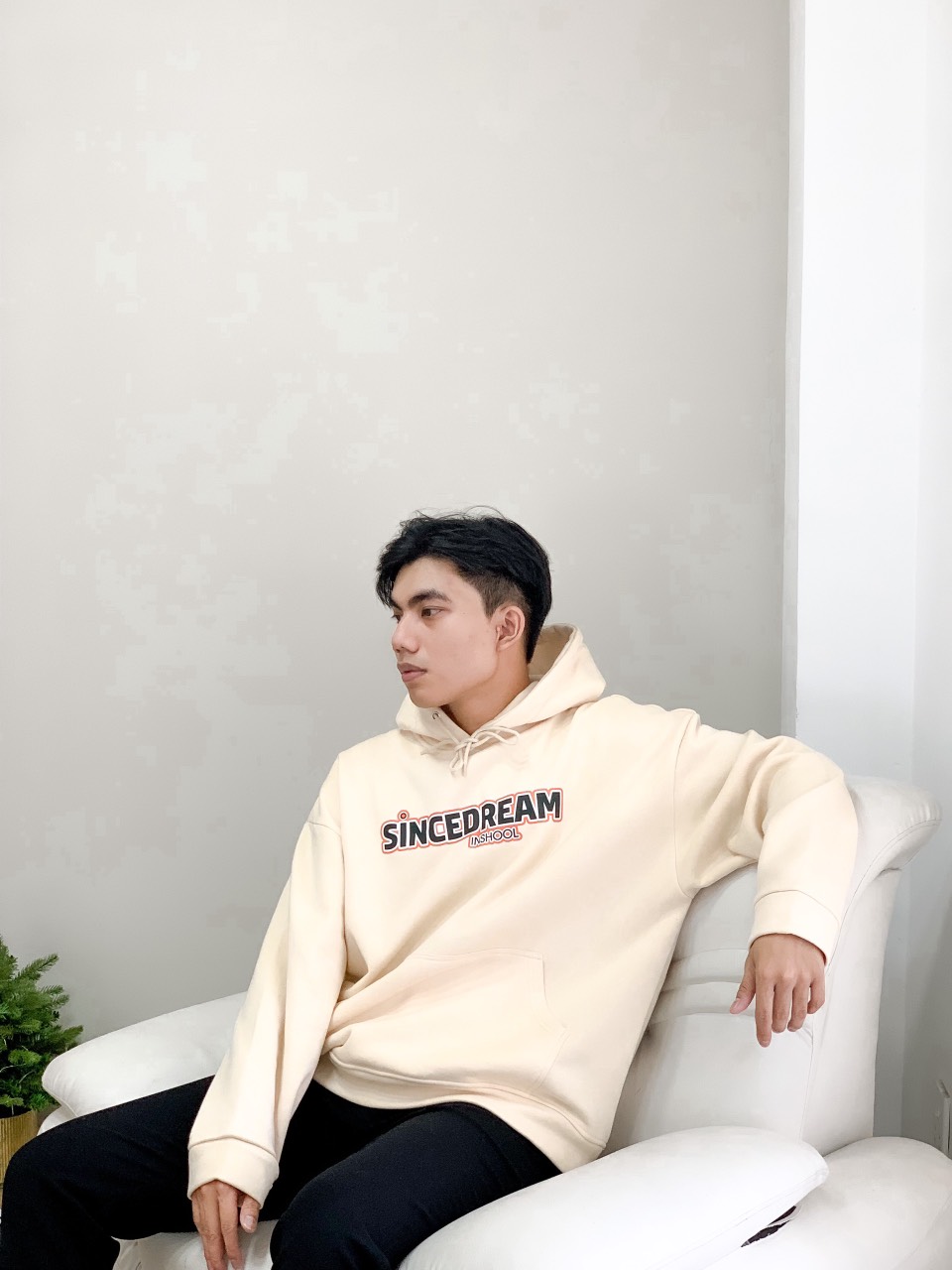 Áo hoodie SINCE DREAM nam nữ unisex form rộng Hàn Quốc áo nỉ cotton dày ấm áo hoodie sweater Ryan