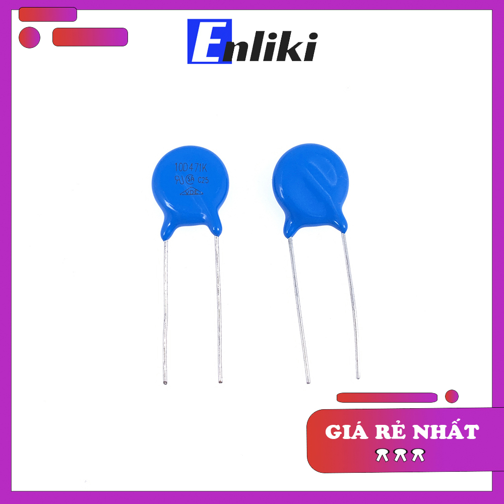 Tụ chống sét 10d471k 470v 10mm varistor
