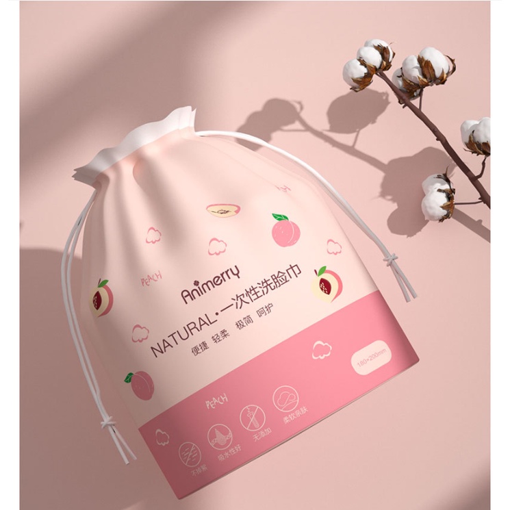 Khăn mặt dùng 1 lần Animerry, khăn tẩy trang, khăn vải khô đa năng - Happy Home 4U