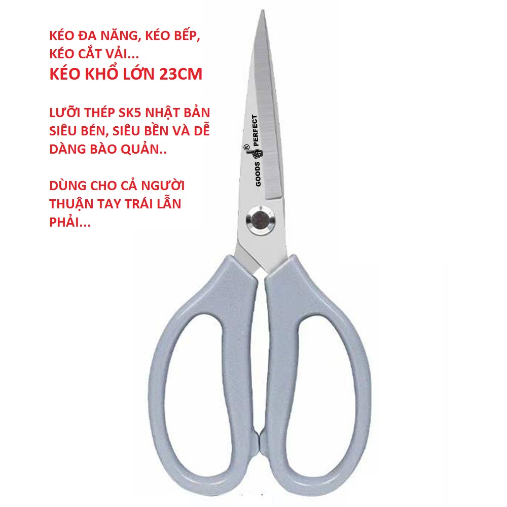Kéo cắt đa năng, kéo nhà bếp, kéo cắt gà, kéo học sinh, kéo cắt may, kéo văn phòng