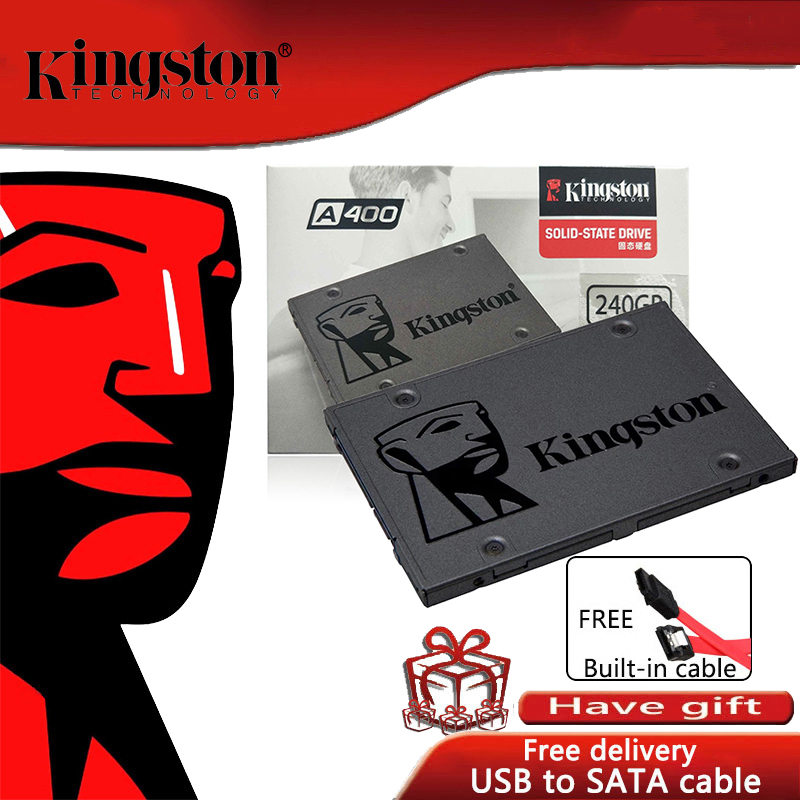 K-i-n-g-s-t-o-n a400 ssd 120gb 240 gb 480gb 960gb internal solid state drive sata iii 2.5-inch hdd hard disk hdd for laptops