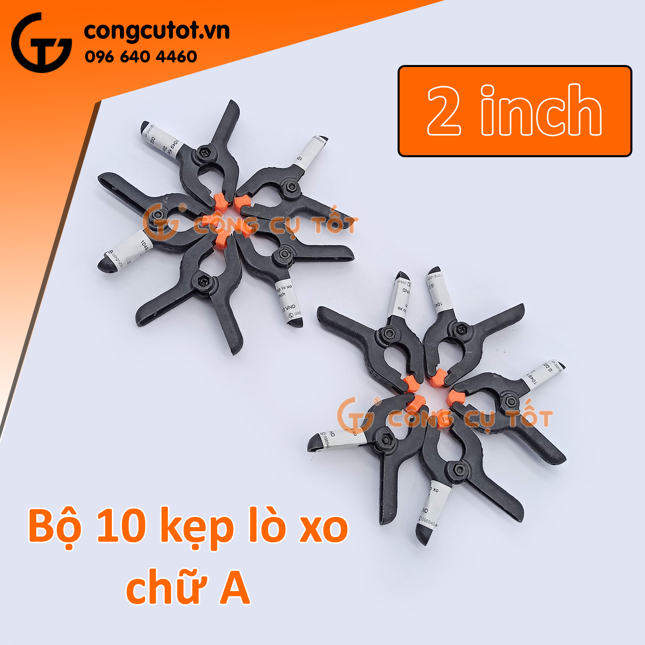 Combo 10 chiếc kẹp lò xo - Cảo kẹp lò xo