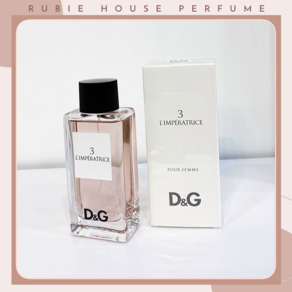 10ml 3 l'imperatrice - eau de toilette - d&g - nước hoa nữ