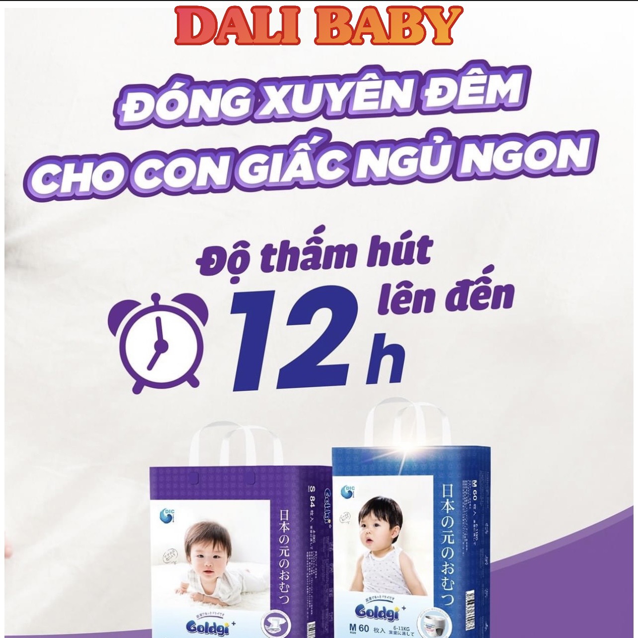 [Chính hãng] Bỉm Goldgi Mẫu Mới Nội Địa Nhật Dán/Quần Đủ Size NB92/S84/M66/M60/L56/L48/XL44/XXL32