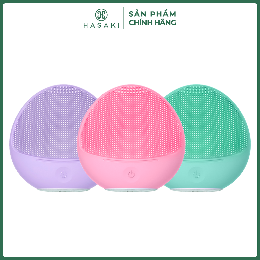 Máy Rửa Mặt Halio Sensitive Facial Cleansing & Massaging Device Hasaki Sản Phẩm Chính Hãng