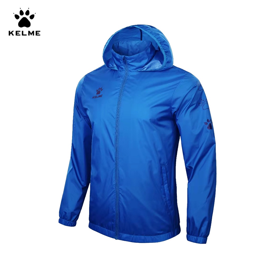 Áo khoác gió kelme 8163wt1001 màu xanh dương