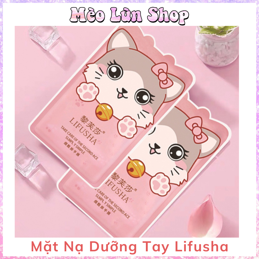 Mặt nạ tay hình mèo lifusha dưỡng ẩm giúp da tay mềm mại làm sáng da dưỡng da tay dưỡng trắng da