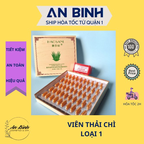 Viên hút thải chì haosani - loại 1 vỉ bằng thiết