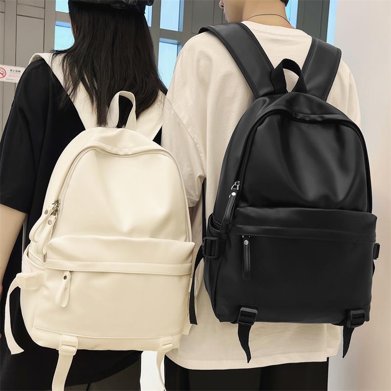 Balo da thời trang nam nữ phong cách unisex đi học đi chơi du lịch đựng sách vở laptop , balo da trơn