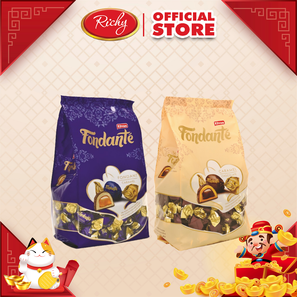 Kẹo fondante túi 500g richy - tết 2024 - bánh kẹo nhập khẩu