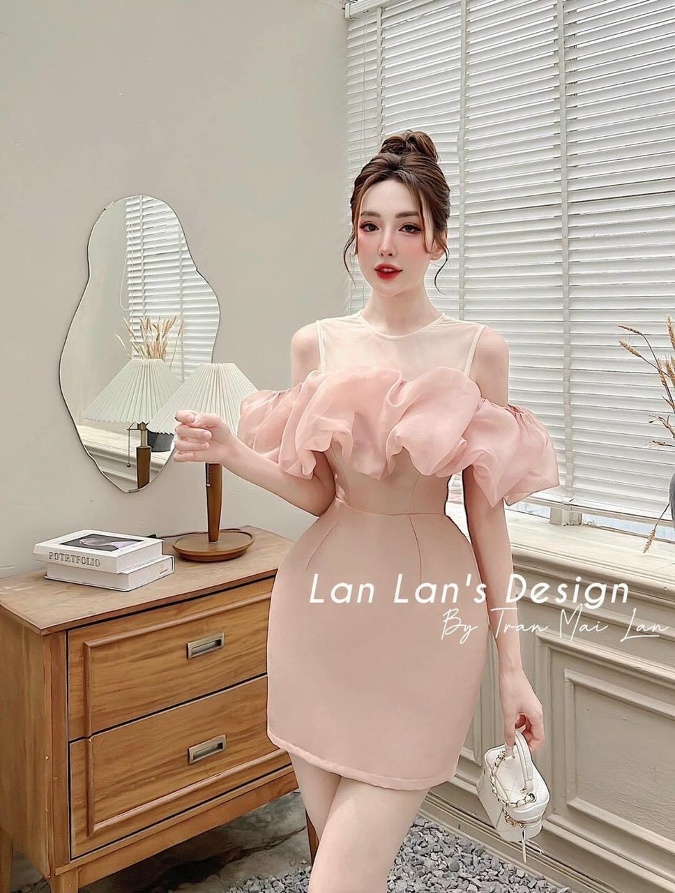 Đầm đi tiệc trễ vai chất vải voan, đầm nữ ôm eo chữ A, váy ôm body trễ vai sang chảnh, đầm đi tiệc ôm eo tôn dáng, đầm trễ vai phối lưới DX