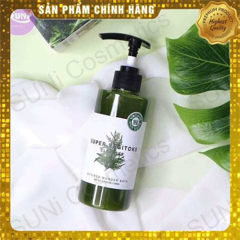 Sửa rửa mặt thải độc rau củ super vegitoks cleanser 300ml