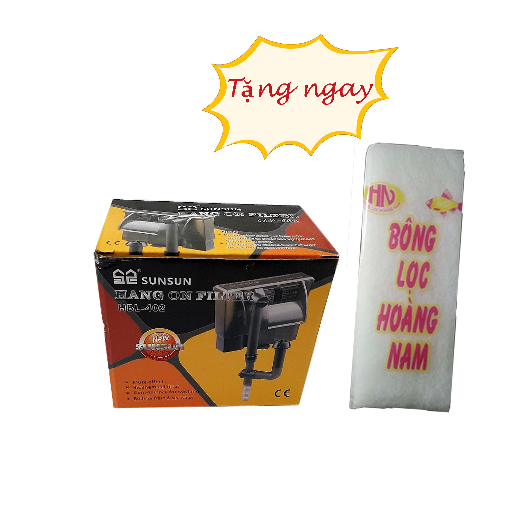 Lọc thác sunsun hbl402 cho bể cá dài 30 - 35cm