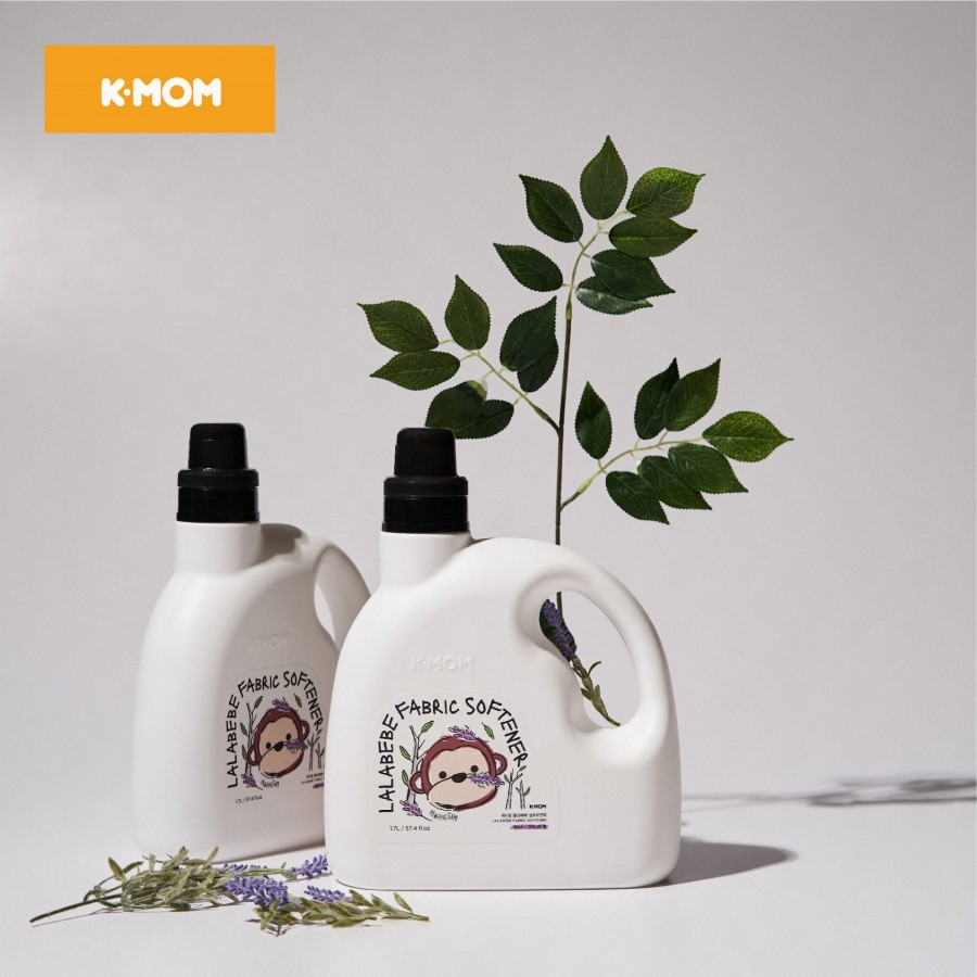 Nước xả thuần chay Lalabebe nước xả K-Mom Hàn Quốc an toàn cho da nhạy cảm của bé