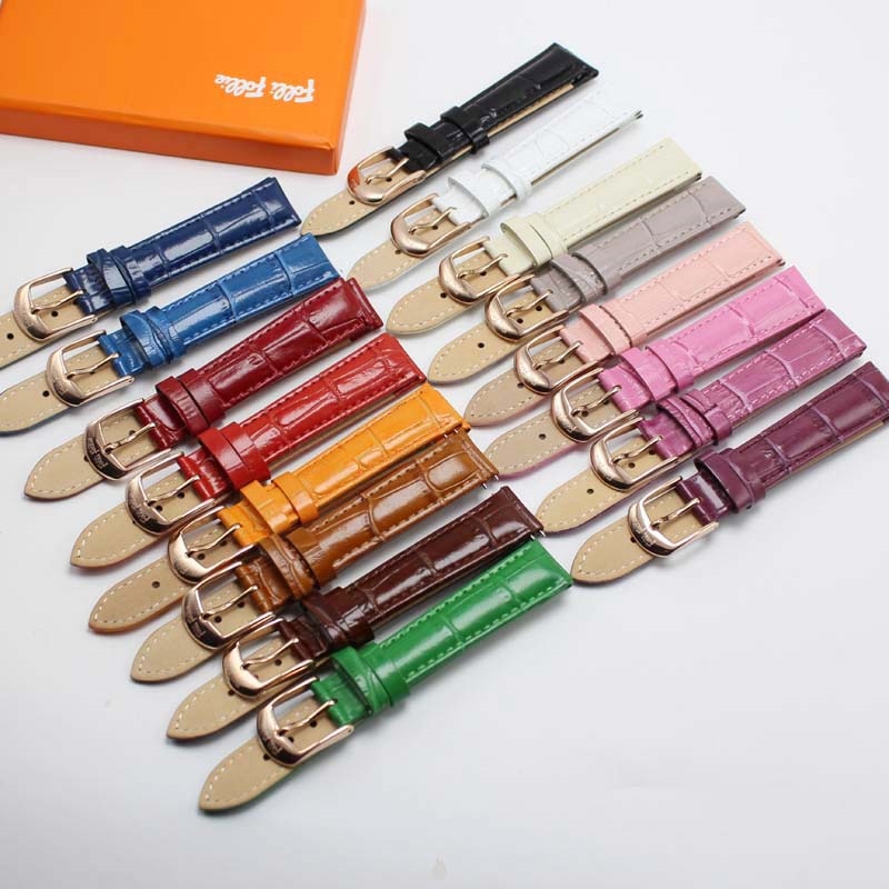 Dây đeo follifollie đồng hồ chính hãng của folli với dây da wf19r028 nữ dây da wf15r032 dây đeo đồng hồ bằng da thật dây đồng hồ da cao cấp