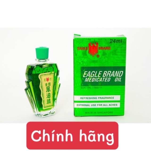 Quà cho mọi nhà - Dầu Gió Xanh Singapore Nhập Khẩu - sản phẩm Chính Hãng, mẫu 3ml - 24ml