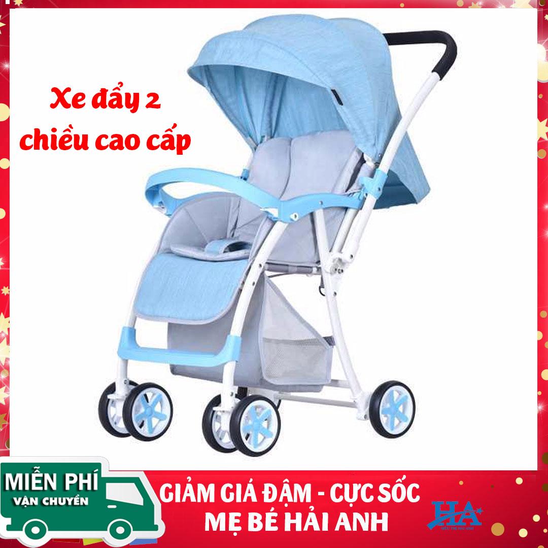 Xe đẩy 2 chiều du lịch cao cấp cho bé sơ sinh đến 4 tuổi , xe day tre em cho em bé thỏa sức vui chơi cùng cha mẹ - MBHANG10
