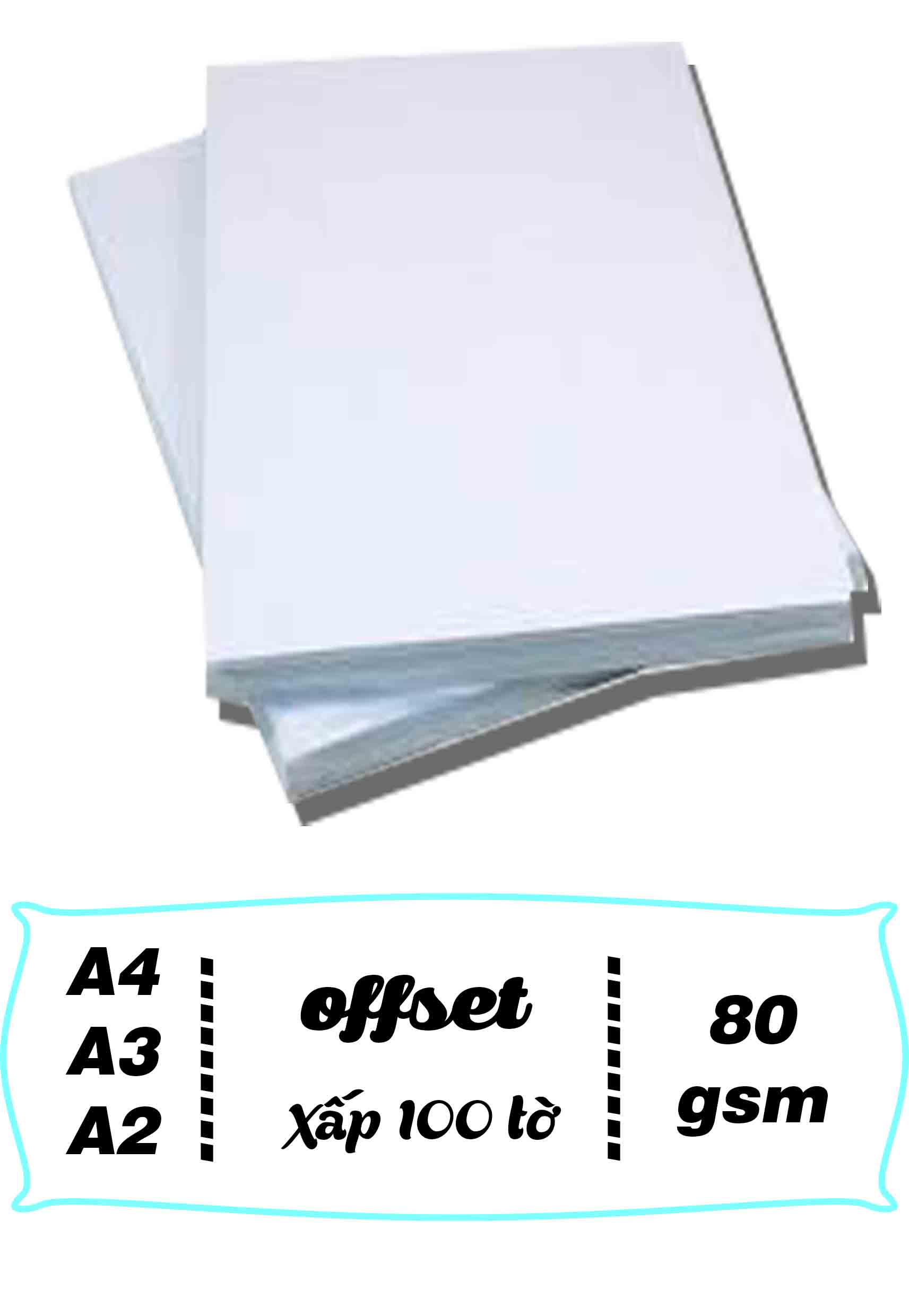 Giấy in màu giấy vẽ A4 A3 80gsm giấy ford giấy roki cao cấp in phun in offset