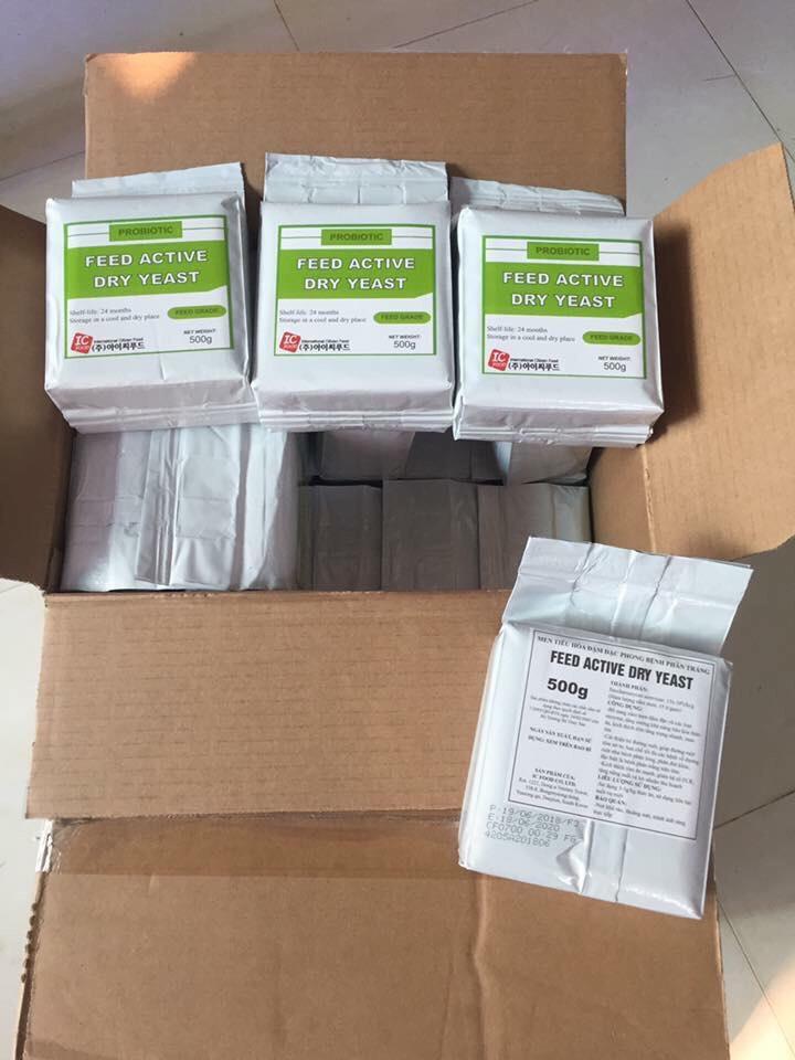 Thùng 20 gói men tiêu hóa đậm đặc cao cấp probiotic Hàn Quốc phòng bệnh phân trắng cho nuôi trồng thủy sản