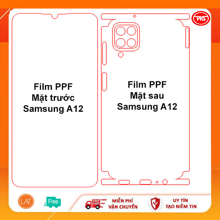 Dán film ppf chống xước chống va đập samsung a12