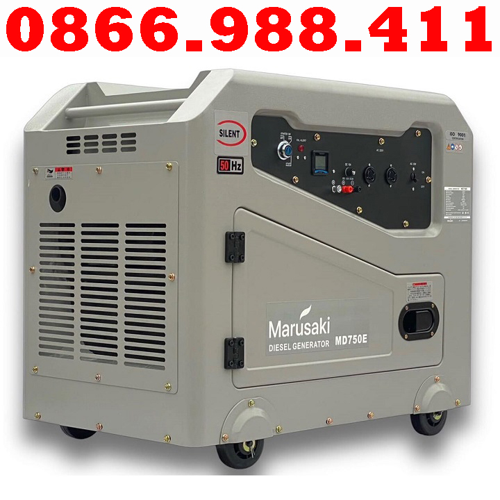 Máy Phát Điện Chạy Dầu Marusaki 6.5KVA MD750E