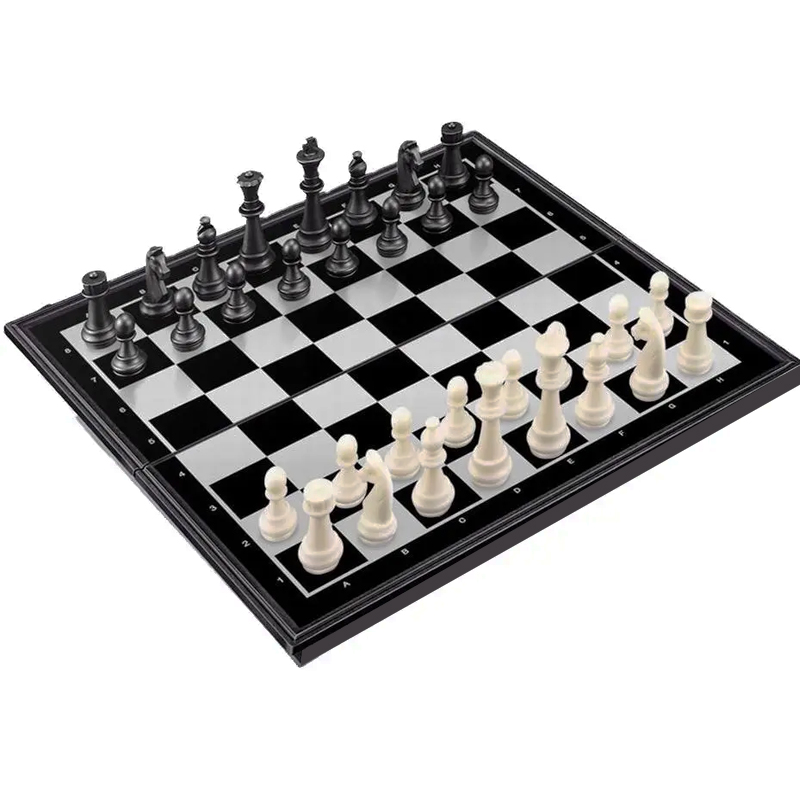 Bộ bàn cờ vua quốc tế 25cm, bàn cơ vua trắng đen nam châm tự hít siêu đẹp, bô cờ vua phát triển trí não, bộ chơi cờ vua truyền thống