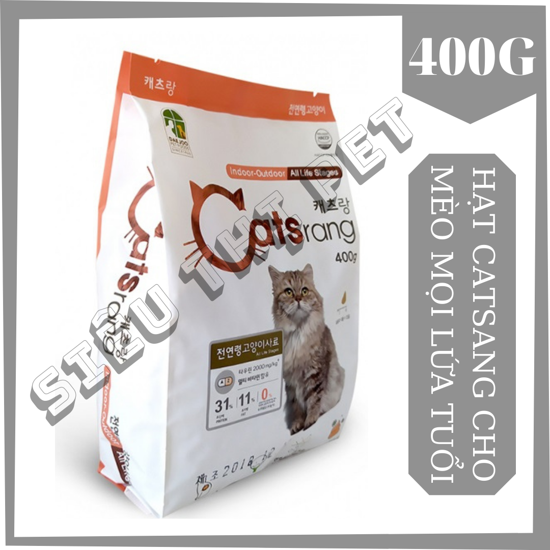  Bán Catsrang - Thức ăn hạt cho mèo mọi lứa tuổi 400GR giá sỉ