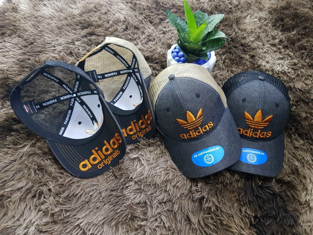 (Hàng VNXK) Mũ lưỡi trai, nón kết nam nữ Adidas vải nhập thời trang hàng hiệu (Ảnh thật)_ADD040 14