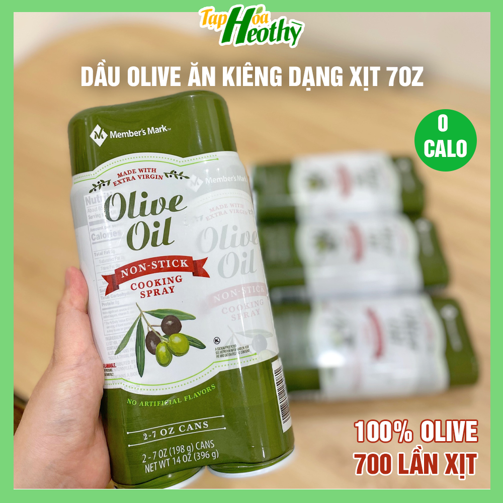 Dầu Oliu ăn kiêng Olive oil dạng xịt 7oz cho người eatclean