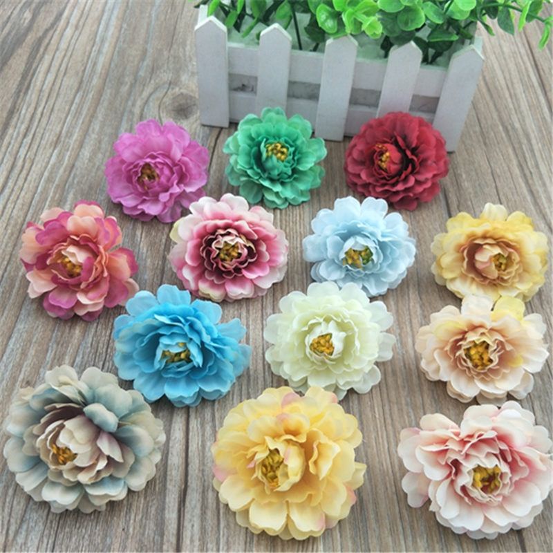 Đầu hoa tràm trang trí,hoa tràm lụa cao cấp đầu bông 5cm