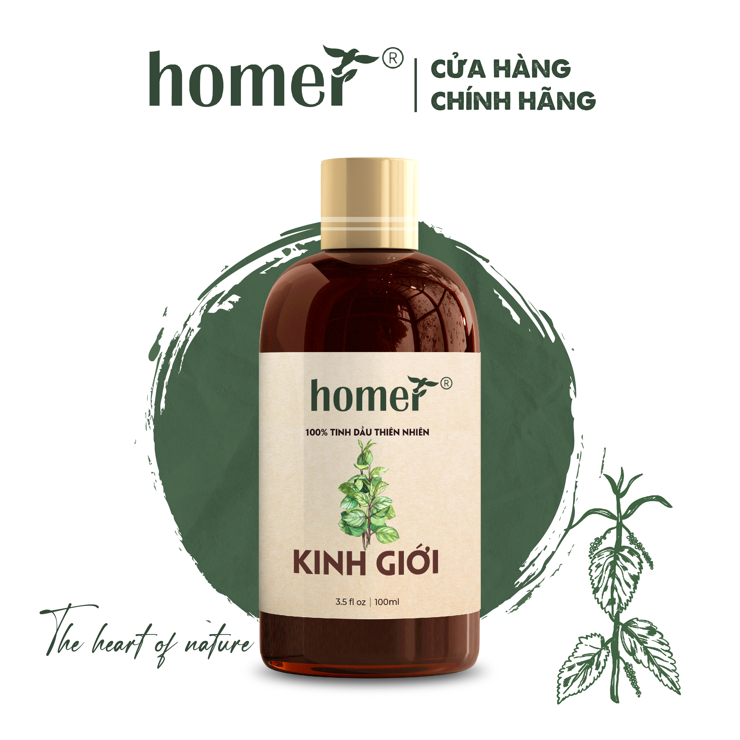 Tinh dầu kinh giới pháp homer 20ml/100ml - chính hãng, đạt chuẩn kiểm định cao cấp - tinh dầu xông thơm phòng, thư giãn, khử mùi hiệu quả
