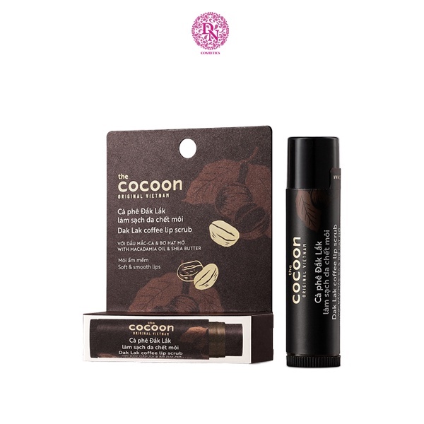Cocoon cà phê đắk lắk sạch da chết môi dak lak coffee lip scrub 5g