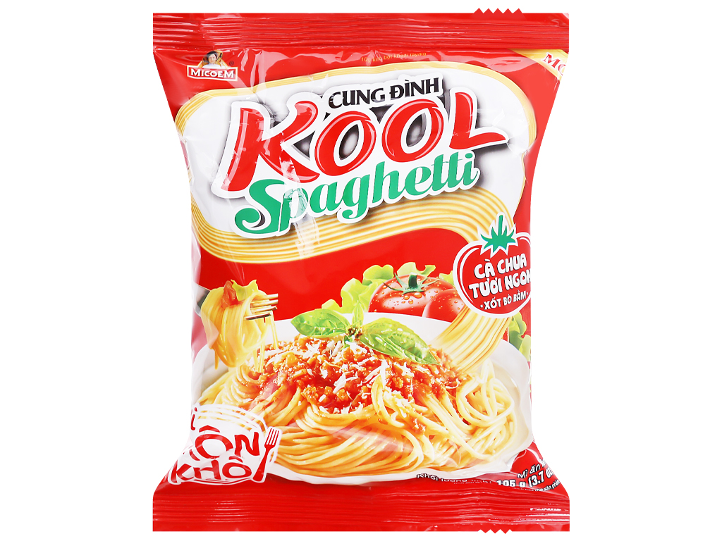 Combo 15 gói Mỳ trộn spaghety Kool Cung đình x105g