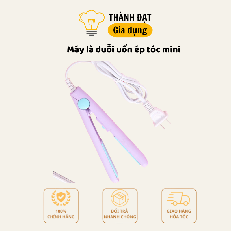 Máy là duỗi uốn ép tóc mini - Máy là tóc mini Maker Time hàng rẻ chất lượng