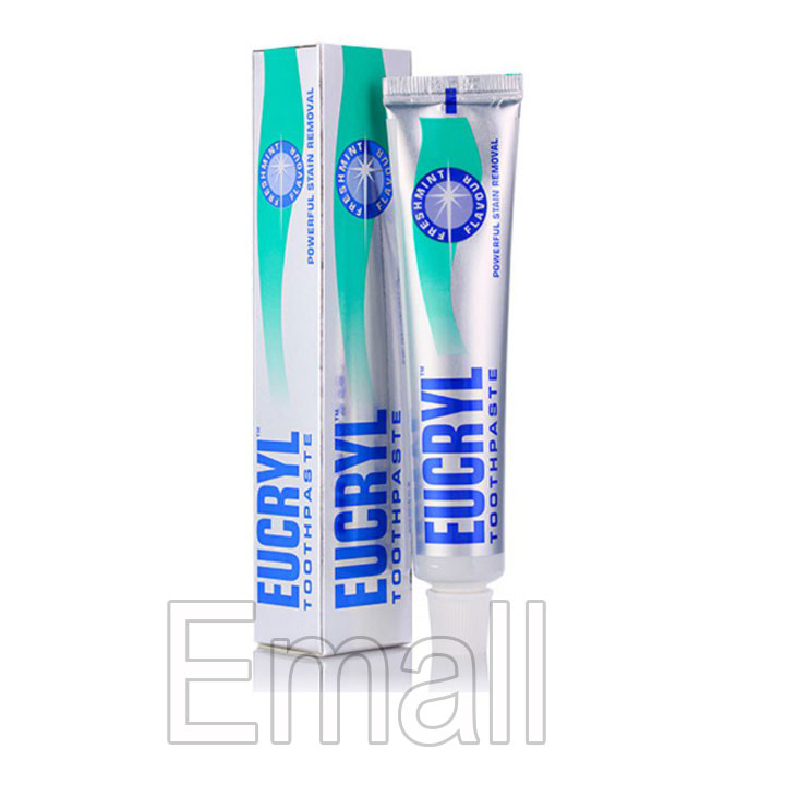 Kem đánh răng Eucryl hỗ trợ trắng răng và hỗ trợ giảm hôi miệng