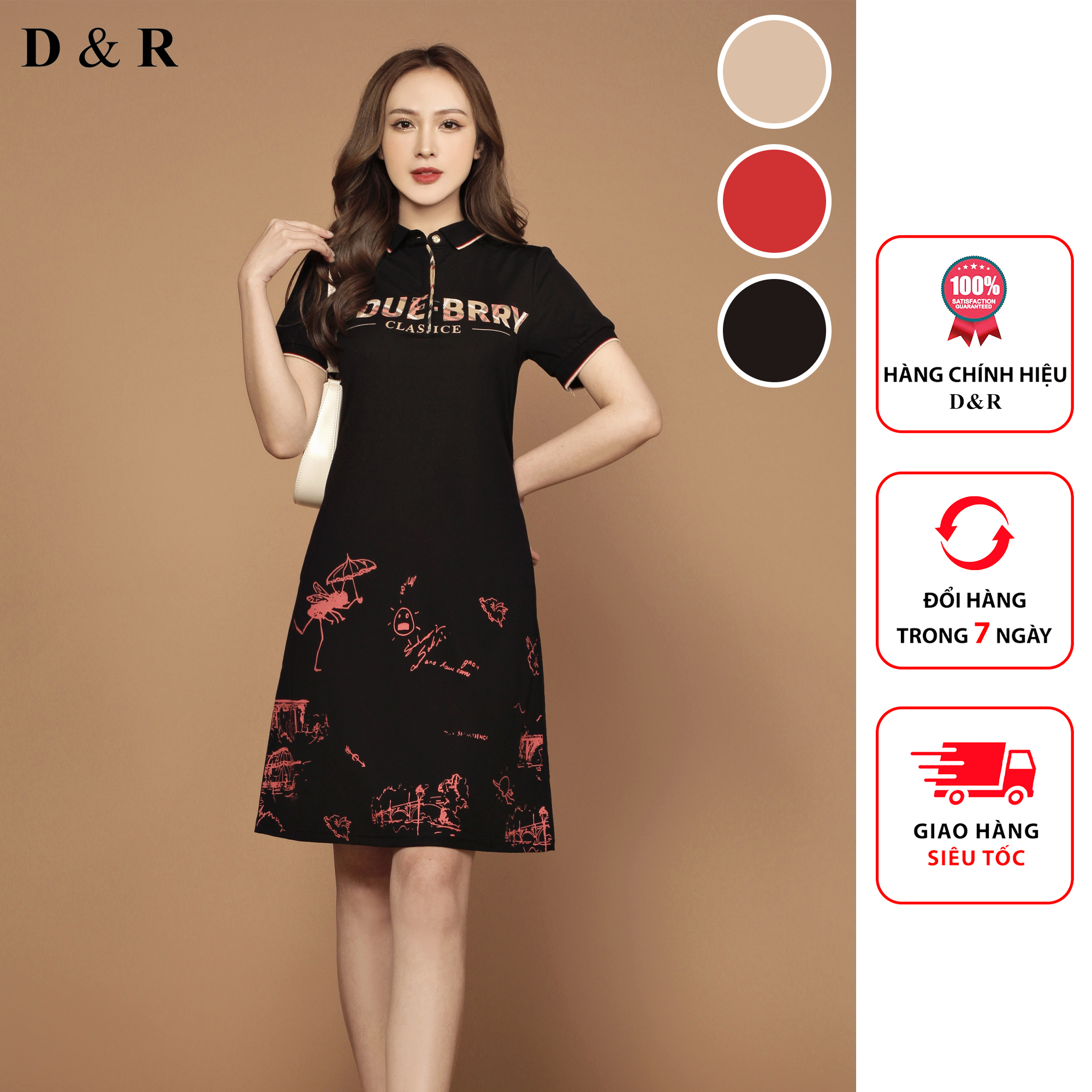 Đi tìm vẻ đẹp dịu dàng cùng với đầm Burberry nữ chính hãng