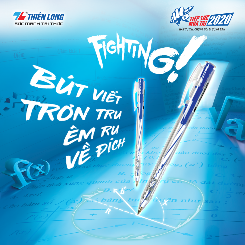 Hộp 05 bút bi thiên long tl-027 - bút máy sài gòn