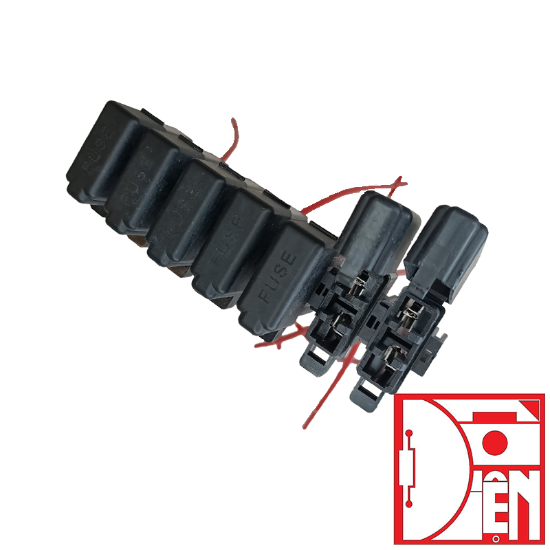 Vỏ cầu chì chân to (1 cái)