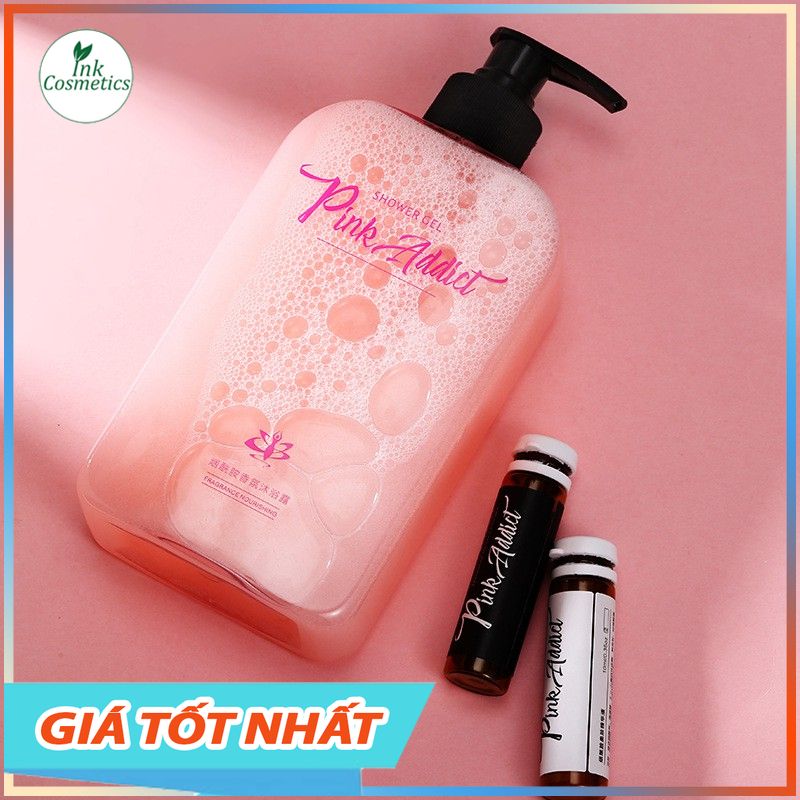 Sữa Tắm Pink Addict DIY Dưỡng Trắng Da Nước Hoa 400ml - Dưỡng Ẩm Thơm Lâu Nội Địa Trung Siêu Hot