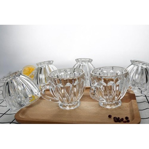 Bộ 6 Ly Thủy Tinh Uống Trà - BỘ 6 LY THỦY TINH UỐNG TRÀ, CAFE, NƯỚC HOA QUẢ -