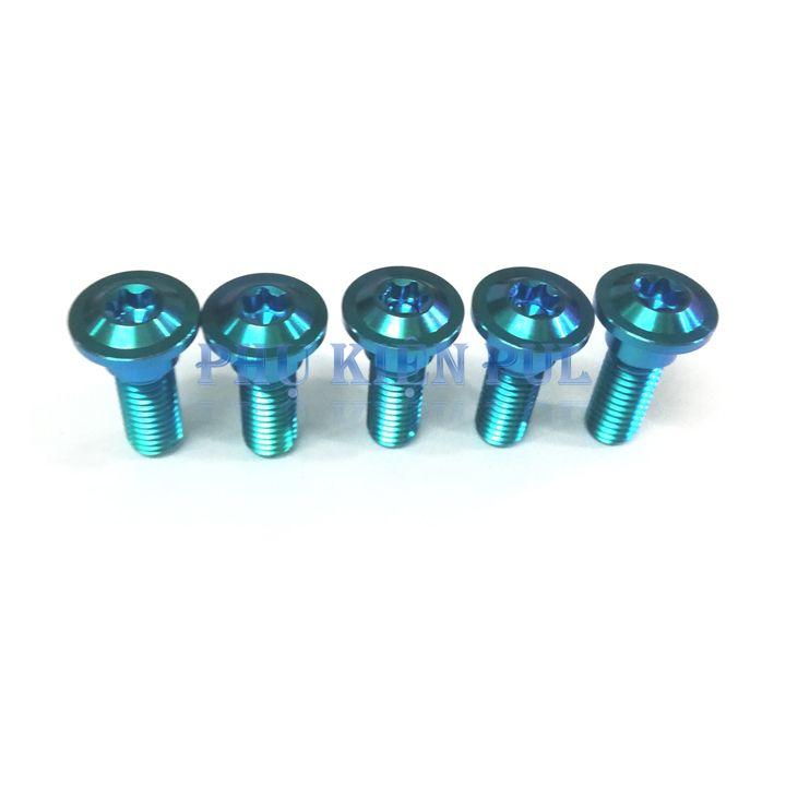 [HCM]COMBO 5 CON ỐC GẮN ĐĨA SAU EX150 MÀU LỤC BẢO