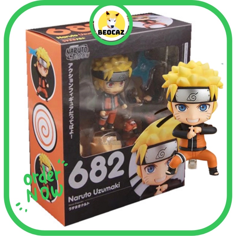 Bốn bộ đồ chơi tay của Naruto Thứ Sáu: Naruto, Menma, Orochimaru, Kakuzu,  Hinata và Neji. ZZ-770 - Cây Sen Đá - Nomi - Ngọc Minh