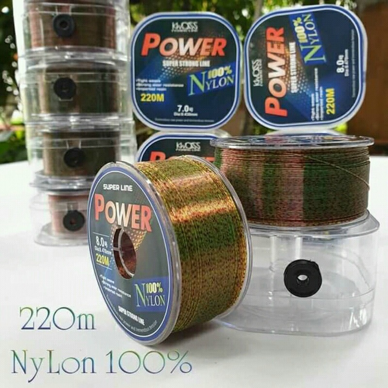Cước Câu Cá Tàng Hình Dây Câu Làm Trục Làm Thẻo Bền Dai 100% Nylon SUPER POWER - Đồ Câu 247 chuyên câu đơn, câu đài, câu tay, câu lancer, câu lục,....