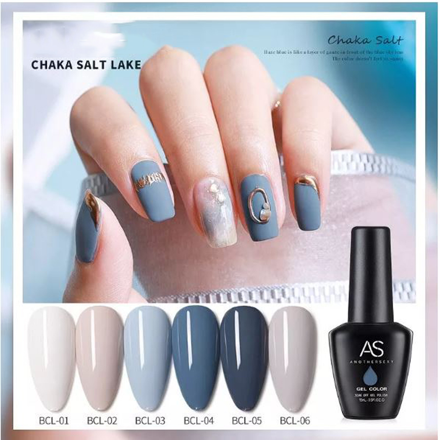Sơn gel as mã bcl chai đen chính hãng 15ml