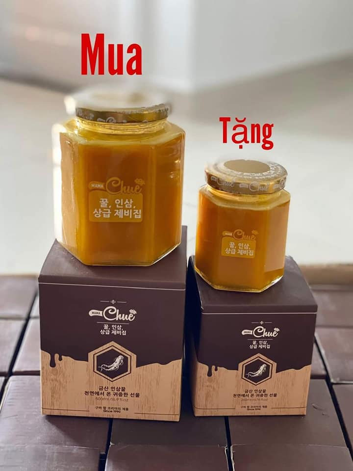 Sâm nghệ mật ong mamachue hàn quốc - mua 1 tặng 1, tăng cường thể lực, đẹp da, chống lão hóa...